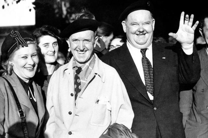 Photo of When comedy legends Laurel and Hardy came to town
