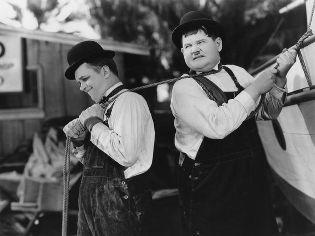 Photo of Wigan Laurel and Hardy fans celebrate double act’s centenary